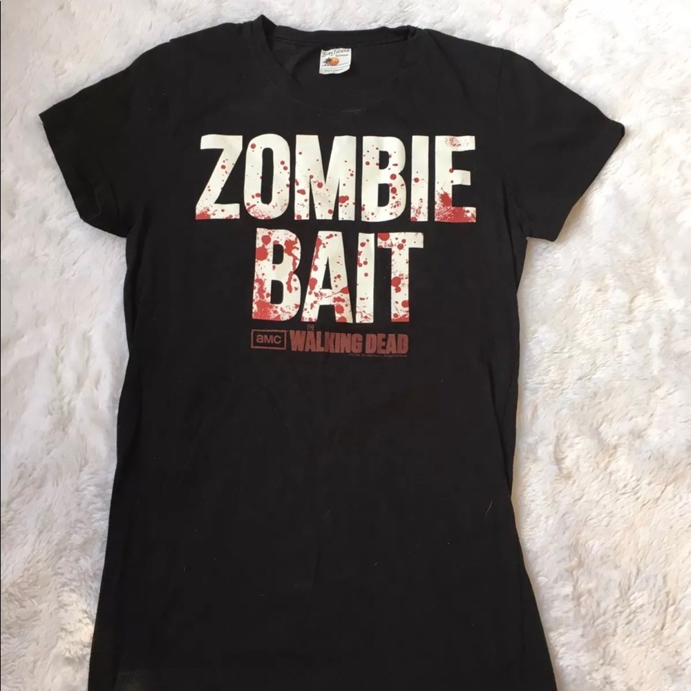 The Walking Dead Zombie Bait Women’s Jr Tee Large